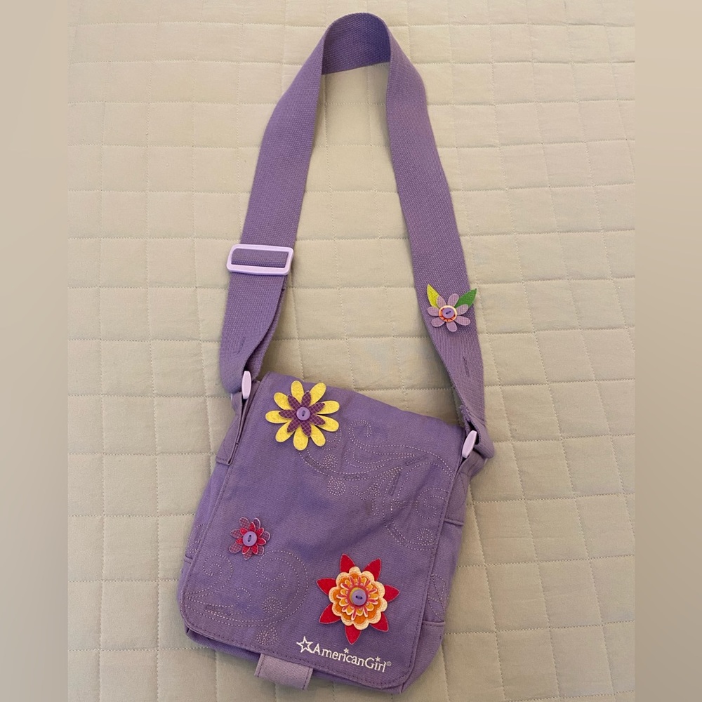 American Girl Kids Canvas Crossbody Bag